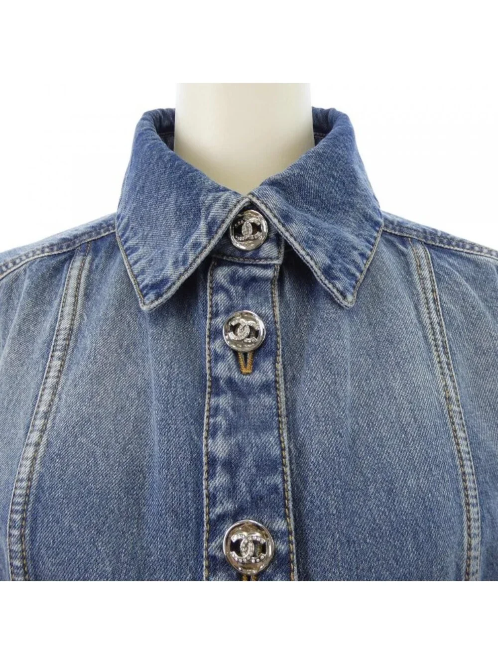 Chanel Denim Jacket Blue